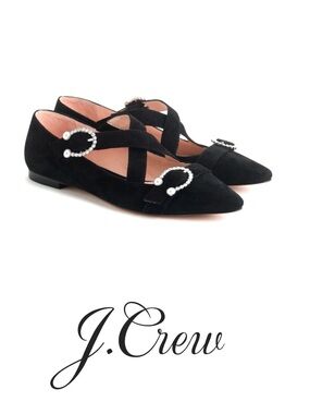 J. Crew Suede Marina Flat Orig. $168